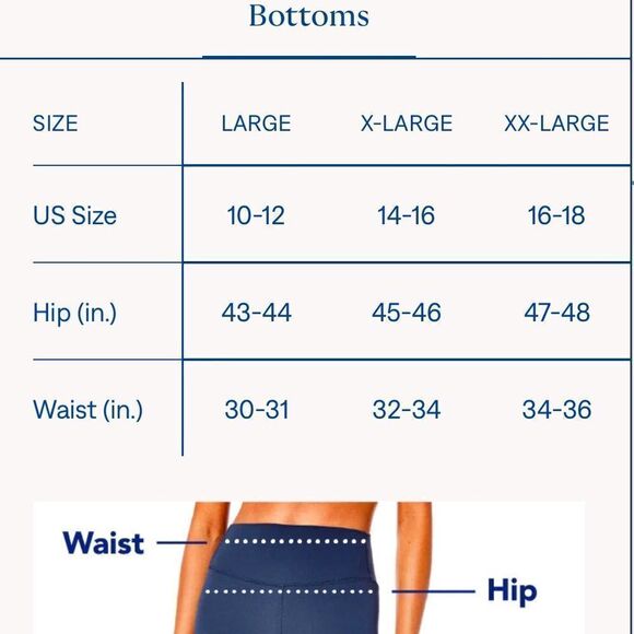 ADDISON BAY Women’s 7/8 Ankle Length Everyday Leggings in the Size Large - Picture 9 of 10